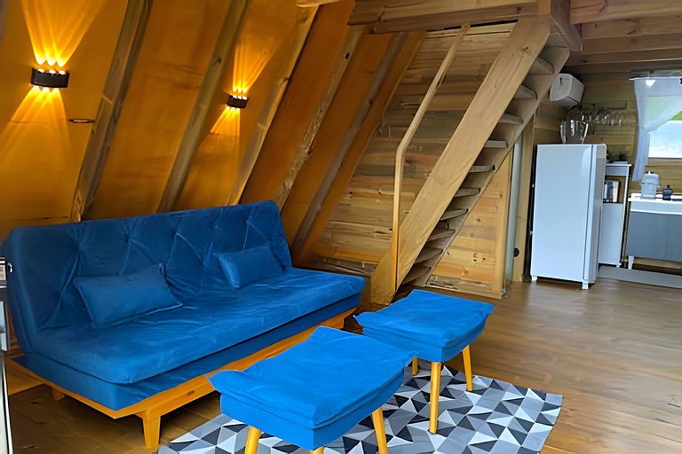 Chalé dos Alpes 1 hidromassagem e Lareira