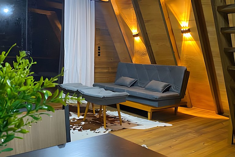 Chalé dos Alpes 2 hidromassagem e Lareira