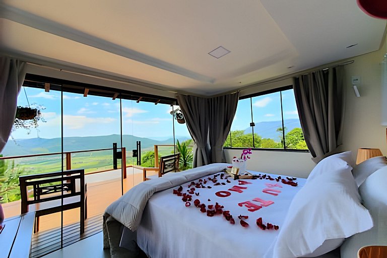 Recanto Pôr do Sol com Hido e lareira