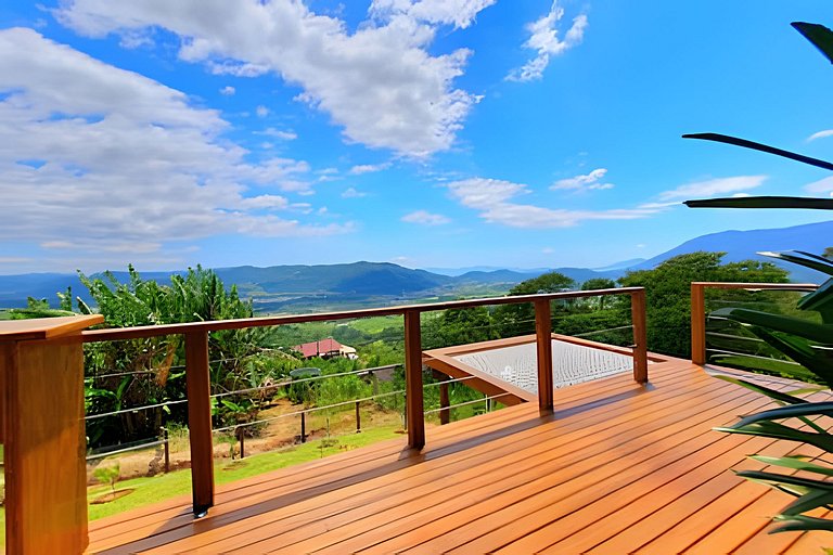 Recanto Pôr do Sol com Hido e lareira