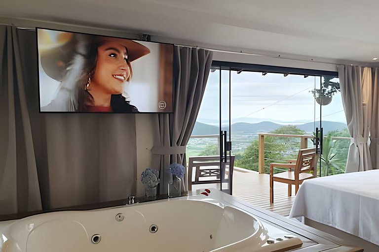 Recanto Pôr do Sol com Hido e lareira