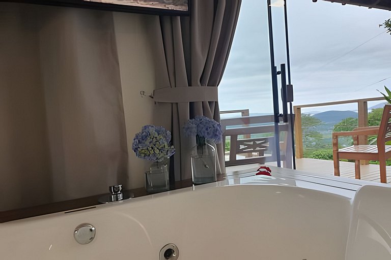 Recanto Pôr do Sol com Hido e lareira