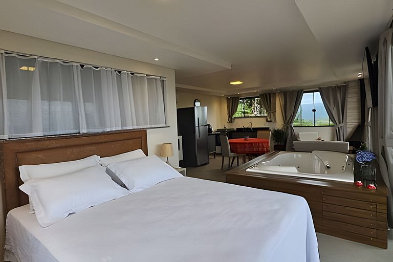 Recanto Pôr do Sol com Hido e lareira