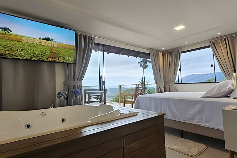 Recanto Pôr do Sol com Hido e lareira