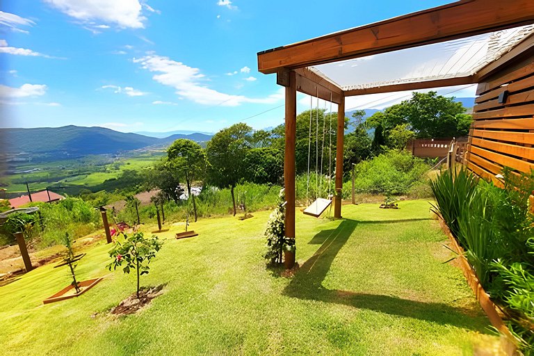 Recanto Pôr do Sol com Hido e lareira