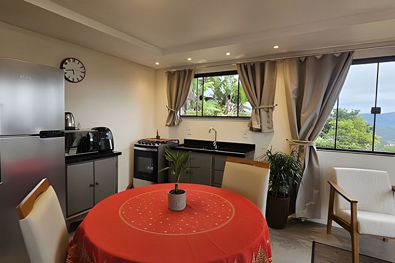 Recanto Pôr do Sol com Hido e lareira