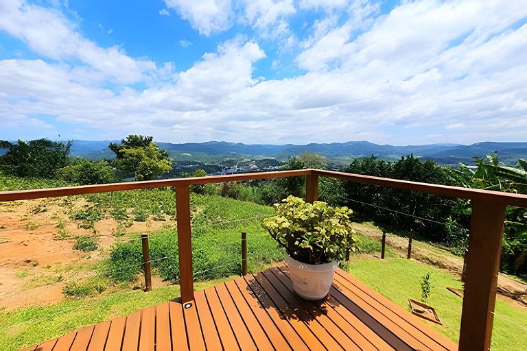 Recanto Pôr do Sol com Hido e lareira