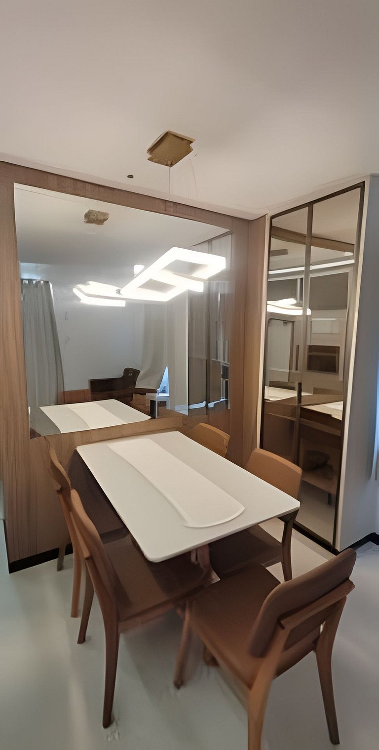 Apto Corsário com Piscina á 100m Praia Palmas/SC